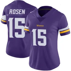 Women's Josh Rosen Minnesota Vikings No.15 Limited Team Color Vapor Untouchable Jersey - Purple