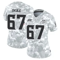 Women's Justin Skule Minnesota Vikings No.67 Limited 2024 Salute to Service Jersey - Arctic Camo