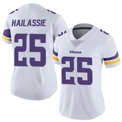 Women's Kahlef Hailassie Minnesota Vikings No.25 Limited Vapor Untouchable Jersey - White