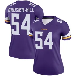 Women's Kamu Grugier-Hill Minnesota Vikings No.54 Legend Jersey - Purple