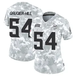 Women's Kamu Grugier-Hill Minnesota Vikings No.54 Limited 2024 Salute to Service Jersey - Arctic Camo