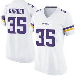 Women's Keenan Garber Minnesota Vikings No.35 Game Jersey - White