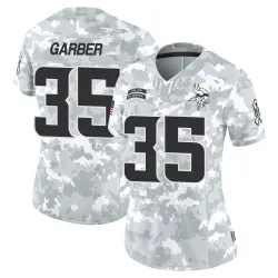 Women's Keenan Garber Minnesota Vikings No.35 Limited 2024 Salute to Service Jersey - Arctic Camo