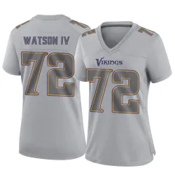 Women's Leroy Watson IV Minnesota Vikings No.72 Game Atmosphere Fashion Jersey - Gray