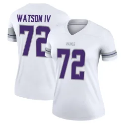 Women's Leroy Watson IV Minnesota Vikings No.72 Legend Alternate Jersey - White