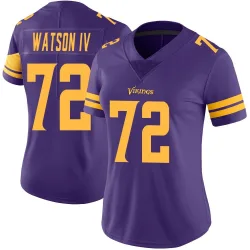 Women's Leroy Watson IV Minnesota Vikings No.72 Limited Color Rush Jersey - Purple