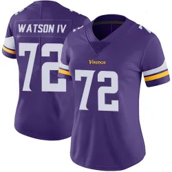 Women's Leroy Watson IV Minnesota Vikings No.72 Limited Team Color Vapor Untouchable Jersey - Purple
