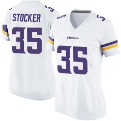 Women's Luke Stocker Minnesota Vikings No.35 Game Jersey - White