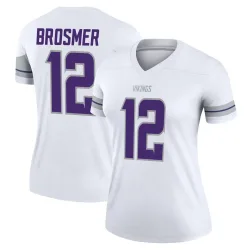Women's Max Brosmer Minnesota Vikings No.12 Legend Alternate Jersey - White