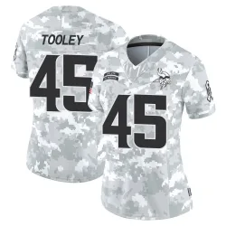 Women's Max Tooley Minnesota Vikings No.45 Limited 2024 Salute to Service Jersey - Arctic Camo