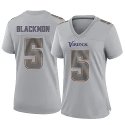 Women's Mekhi Blackmon Minnesota Vikings No.5 Game Atmosphere Fashion Jersey - Gray