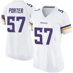 Women's Owen Porter Minnesota Vikings No.57 Game Jersey - White