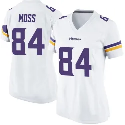Women's Randy Moss Minnesota Vikings No.84 Game Jersey - White