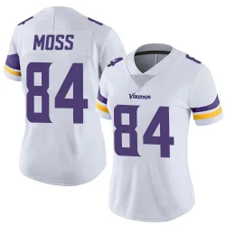 Women's Randy Moss Minnesota Vikings No.84 Limited Vapor Untouchable Jersey - White