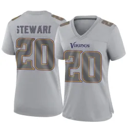Women's Reddy Steward Minnesota Vikings No.20 Game Atmosphere Fashion Jersey - Gray
