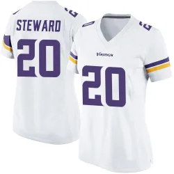 Women's Reddy Steward Minnesota Vikings No.20 Game Jersey - White