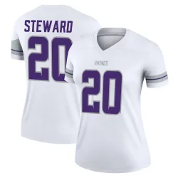 Women's Reddy Steward Minnesota Vikings No.20 Legend Alternate Jersey - White