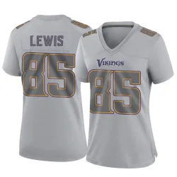 Women's Robert Lewis Minnesota Vikings No.85 Game Atmosphere Fashion Jersey - Gray