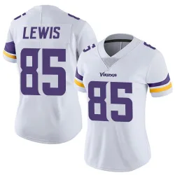 Women's Robert Lewis Minnesota Vikings No.85 Limited Vapor Untouchable Jersey - White
