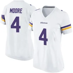 Women's Rondale Moore Minnesota Vikings No.4 Game Jersey - White