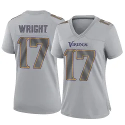 Women's Ryan Wright Minnesota Vikings No.17 Game Atmosphere Fashion Jersey - Gray