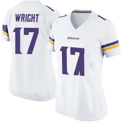 Women's Ryan Wright Minnesota Vikings No.17 Game Jersey - White