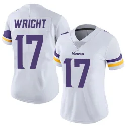 Women's Ryan Wright Minnesota Vikings No.17 Limited Vapor Untouchable Jersey - White
