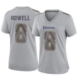 Women's Sam Howell Minnesota Vikings No.8 Game Atmosphere Fashion Jersey - Gray