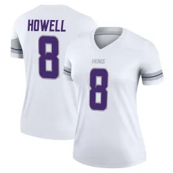 Women's Sam Howell Minnesota Vikings No.8 Legend Alternate Jersey - White