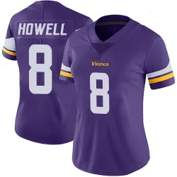 Women's Sam Howell Minnesota Vikings No.8 Limited Team Color Vapor Untouchable Jersey - Purple
