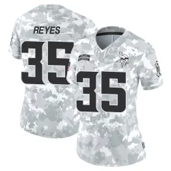 Women's Sammis Reyes Minnesota Vikings No.35 Limited 2024 Salute to Service Jersey - Arctic Camo