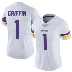 Women's Shaquill Griffin Minnesota Vikings No.1 Limited Vapor Untouchable Jersey - White