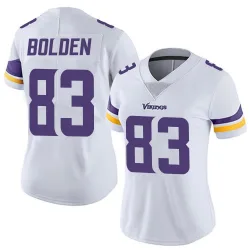 Women's Silas Bolden Minnesota Vikings No.83 Limited Vapor Untouchable Jersey - White