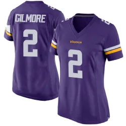 Women's Stephon Gilmore Minnesota Vikings No.2 Game Team Color Jersey - Purple