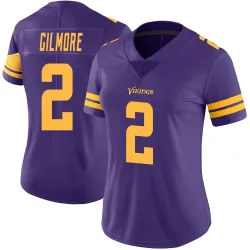 Women's Stephon Gilmore Minnesota Vikings No.2 Limited Color Rush Jersey - Purple
