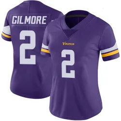 Women's Stephon Gilmore Minnesota Vikings No.2 Limited Team Color Vapor Untouchable Jersey - Purple