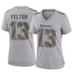 Women's Tai Felton Minnesota Vikings No.13 Game Atmosphere Fashion Jersey - Gray