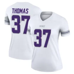 Women's Tavierre Thomas Minnesota Vikings No.37 Legend Alternate Jersey - White