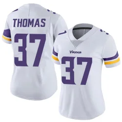 Women's Tavierre Thomas Minnesota Vikings No.37 Limited Vapor Untouchable Jersey - White