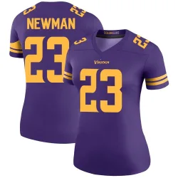 Women's Terence Newman Minnesota Vikings No.23 Legend Color Rush Jersey - Purple