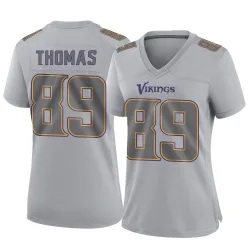 Women's Thayer Thomas Minnesota Vikings No.89 Game Atmosphere Fashion Jersey - Gray
