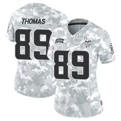 Women's Thayer Thomas Minnesota Vikings No.89 Limited 2024 Salute to Service Jersey - Arctic Camo