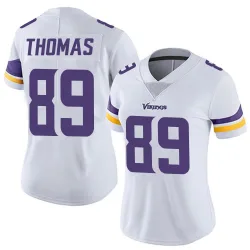 Women's Thayer Thomas Minnesota Vikings No.89 Limited Vapor Untouchable Jersey - White