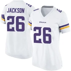 Women's Theo Jackson Minnesota Vikings No.26 Game Jersey - White
