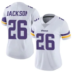 Women's Theo Jackson Minnesota Vikings No.26 Limited Vapor Untouchable Jersey - White