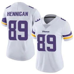 Women's Thomas Hennigan Minnesota Vikings No.89 Limited Vapor Untouchable Jersey - White