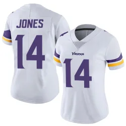 Women's Tim Jones Minnesota Vikings No.14 Limited Vapor Untouchable Jersey - White