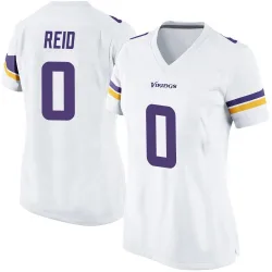 Women's Trevor Reid Minnesota Vikings No.0 Game Jersey - White