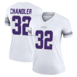 Women's Ty Chandler Minnesota Vikings No.32 Legend Alternate Jersey - White