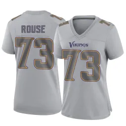 Women's Walter Rouse Minnesota Vikings No.73 Game Atmosphere Fashion Jersey - Gray